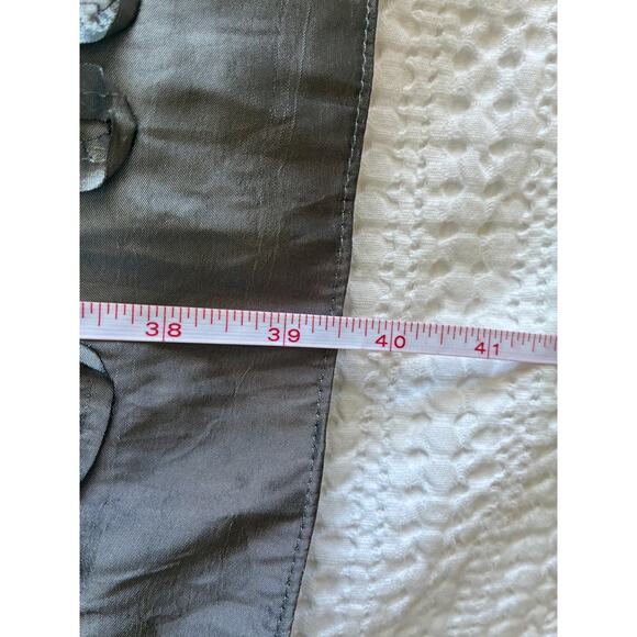 VTG Y2K Dress Black Gray 12 Whimsigoth Fairy Grunge Hoco Party Iridescent Empire - Picture 16 of 16